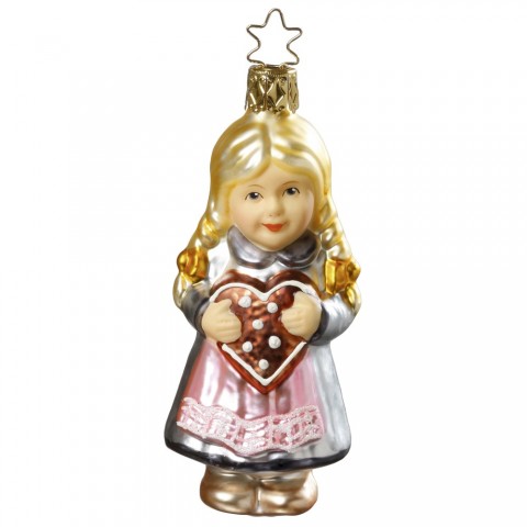 NEW - Inge Glas Glass Ornament - Gretel's Lebkuchen